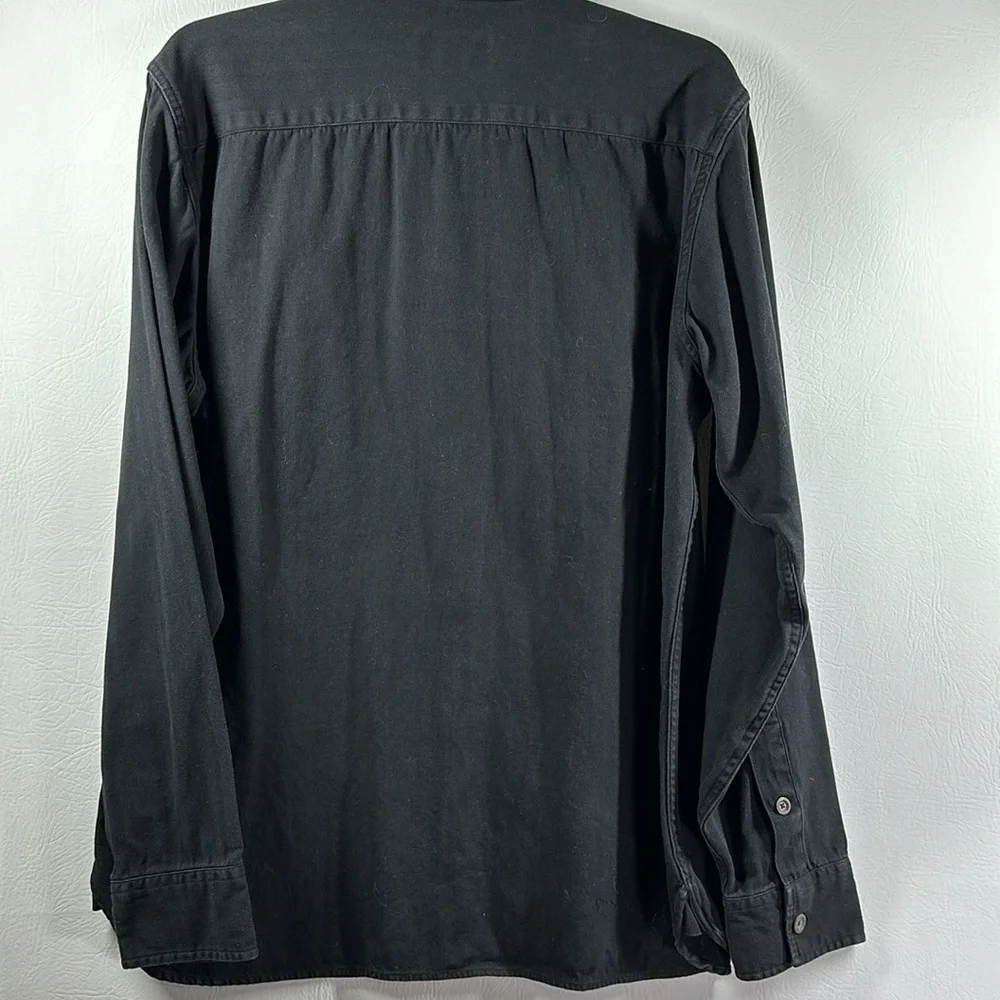 Frye Heavyweight Cotton Button Down Shirt, L - Picture 4 of 6